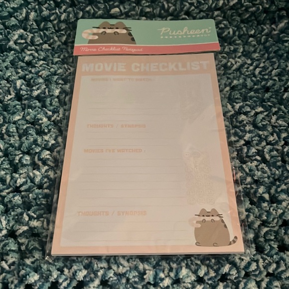 Pusheen | Other | Pusheen Movie Checklist | Poshmark
